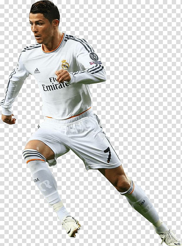 running Cristiano Ronaldo, Playing Sideview Ronaldo transparent background PNG clipart