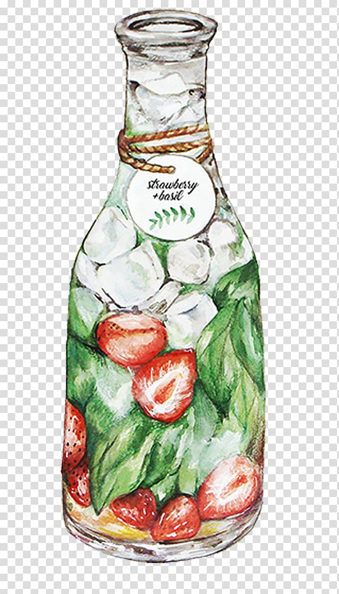 Jar Illustration, Hand-painted jar transparent background PNG clipart