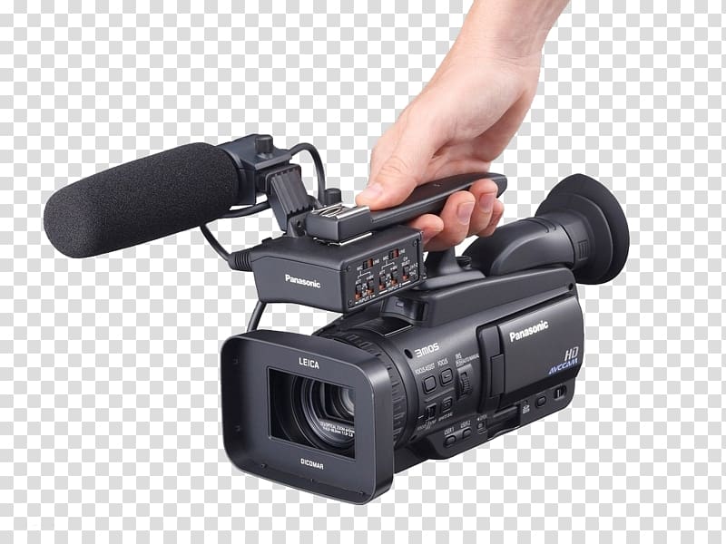 Camcorder Panasonic High-definition video AVCHD Video camera, Camera,Shoot transparent background PNG clipart