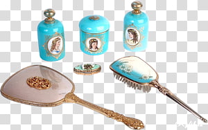 Turquoise Tableware, design transparent background PNG clipart thumbnail