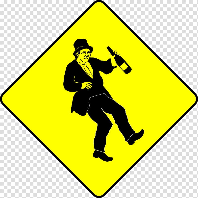 Pedestrian crossing Traffic sign Traffic light , Drunk Man Cartoon transparent background PNG clipart