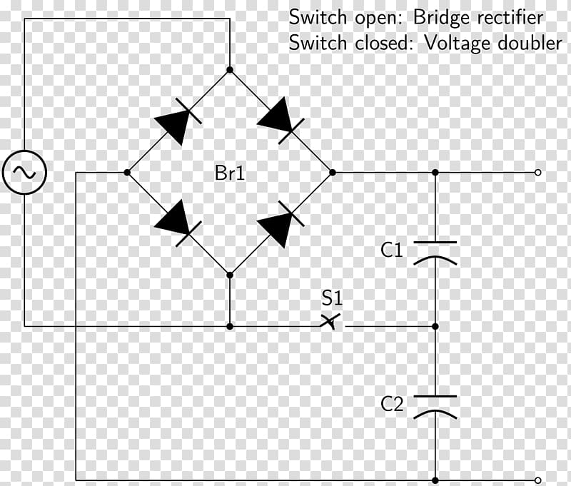 Rectifier Voltage multiplier Voltage doubler Diode bridge Voltage regulator, high voltage transparent background PNG clipart