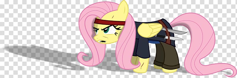 Fluttershy Ponyville Character, divergent halo transparent background PNG clipart