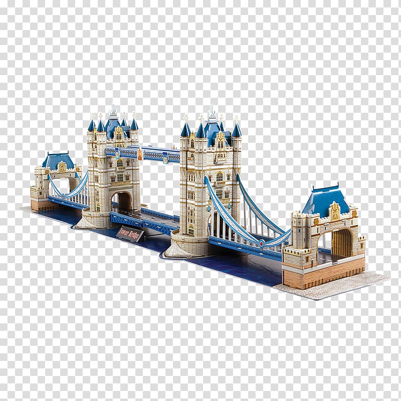 Tower Bridge Puzz 3D Jigsaw Puzzles 3D-Puzzle, cube transparent background PNG clipart