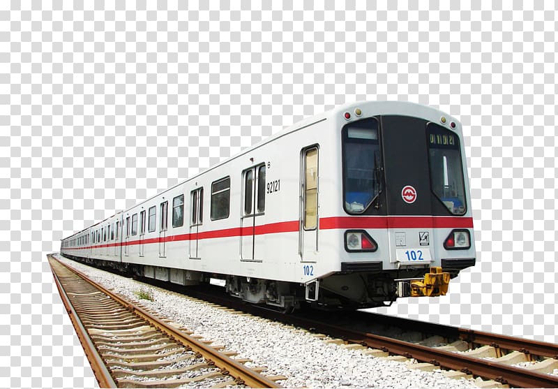 Shanghai Rapid transit Train Wuhan Metro Rail transport, Driving on the tracks transparent background PNG clipart