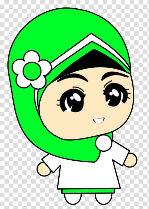 Beautiful Muslim Blog Cherrybelle, Kartun muslimah transparent background PNG clipart