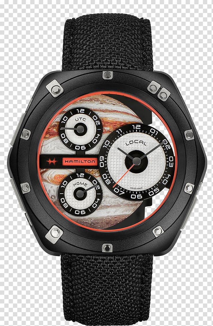 Hamilton Men\'s Khaki Aviation X-Wind Auto Chrono Hamilton Watch Company Jewellery Watchmaker, watch transparent background PNG clipart