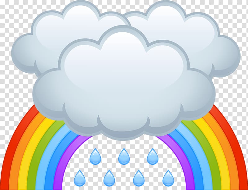 Cartoon Rain Cloud, Weather icon transparent background PNG clipart