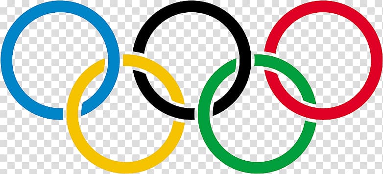 Olympic rings transparent background PNG clipart