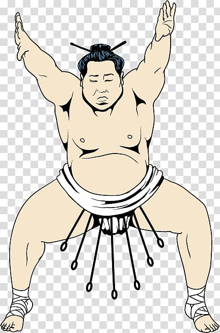 Sumo Wrestling Rikishi, Japanese sumo wrestler transparent background PNG clipart