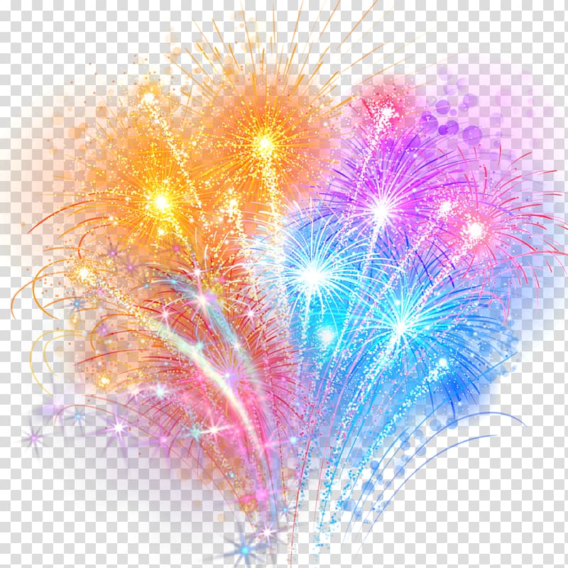 multicolored fireworks art, Fireworks Light Firecracker , fireworks transparent background PNG clipart