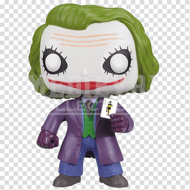 Joker Batman Funko Action & Toy Figures Bobblehead, Joker Dark Knights Face transparent background PNG clipart