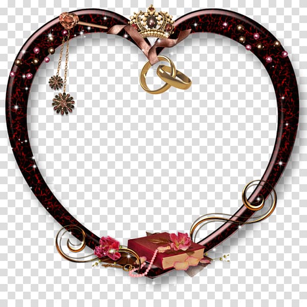 Heart Frames Drawing Ring Bracelet, heart transparent background PNG clipart