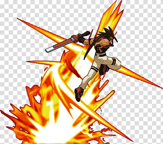 Guilty Gear Xrd Sol Badguy Character BlazBlue: Central Fiction, Instant camera Frame transparent background PNG clipart