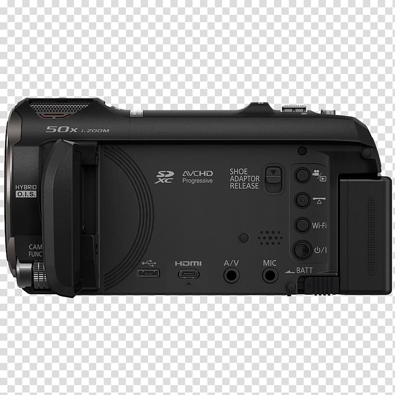 Panasonic HC-V770 Video Cameras Camcorder Panasonic HC-V777, Camera transparent background PNG clipart