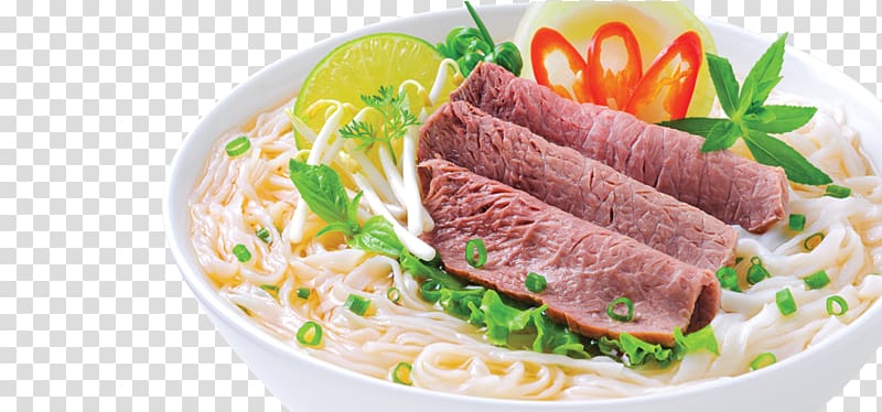 Saimin Okinawa soba Pho Chinese noodles Vietnamese cuisine, meat transparent background PNG clipart
