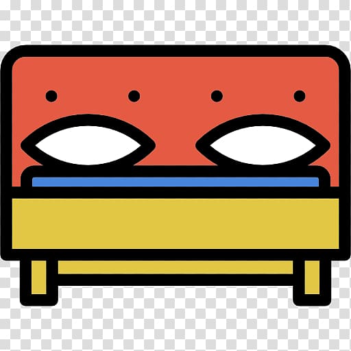 Platform bed Furniture Icon, bed transparent background PNG clipart