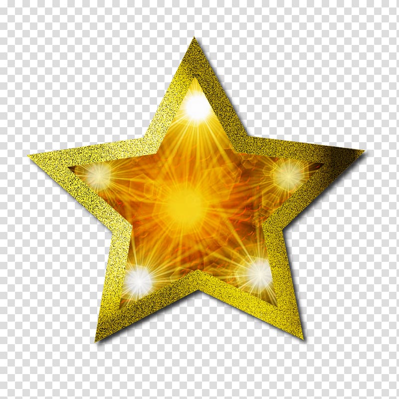 Christmas Star of Bethlehem , Christmas Gold Star transparent background PNG clipart