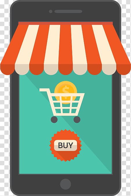 black tablet computer illustration, Online shopping E-commerce Shopping cart, Creative online store transparent background PNG clipart