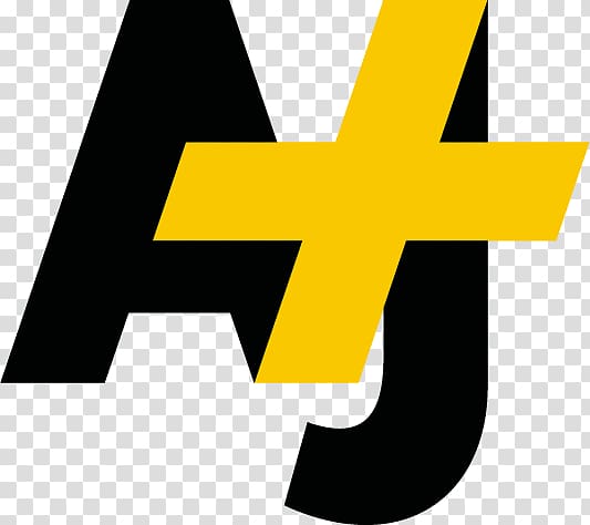 Al Jazeera Media Network AJ+ Logo graphics, AJ logo transparent background PNG clipart
