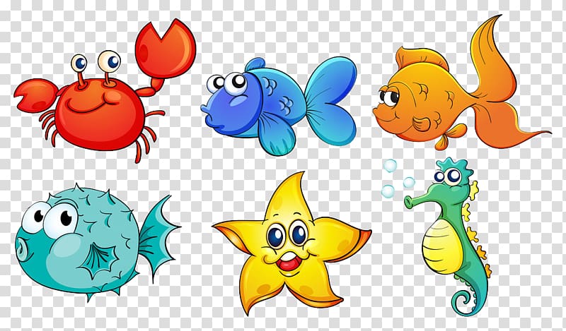 cartoon benthic fauna transparent background PNG clipart