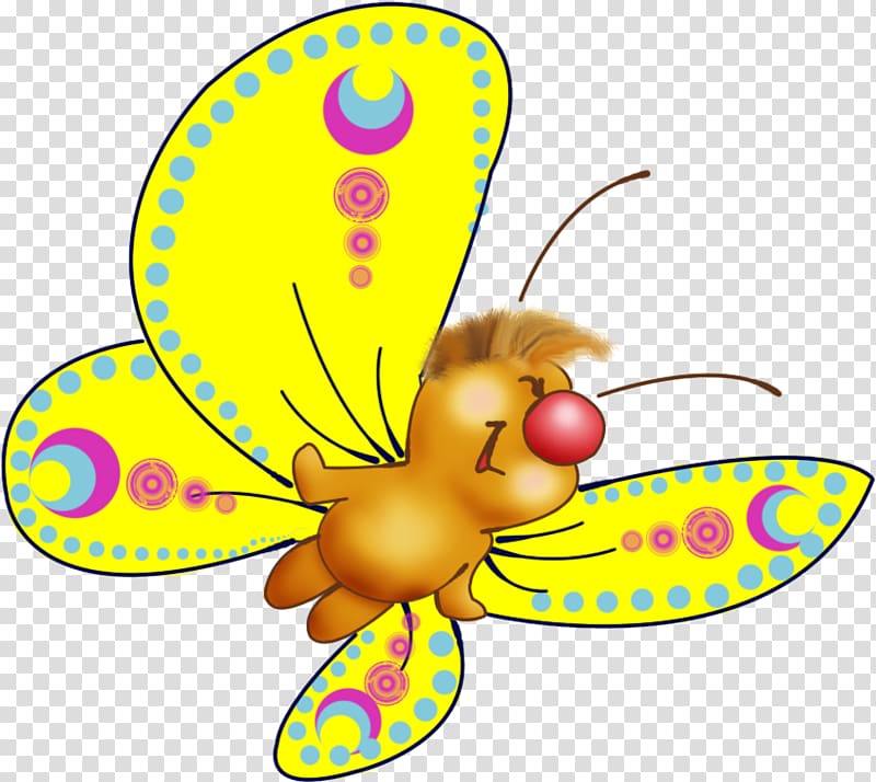 Butterfly Cartoon Cuteness , Cartoon Butterfly Fairy transparent background PNG clipart