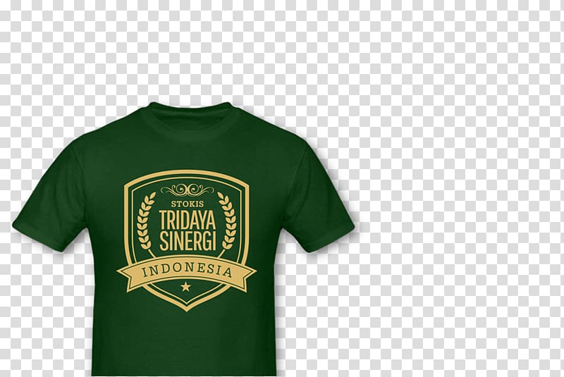T-shirt Logo Sleeve Green Outerwear, rempah, rempah transparent background PNG clipart