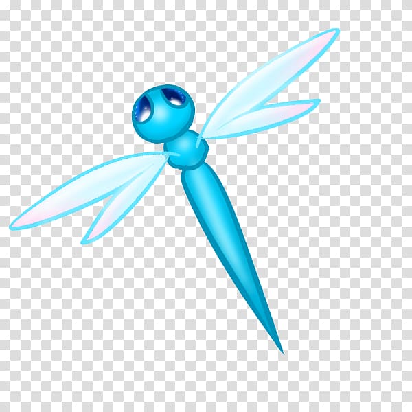Insect Drawing , Blue cartoon dragonfly transparent background PNG clipart