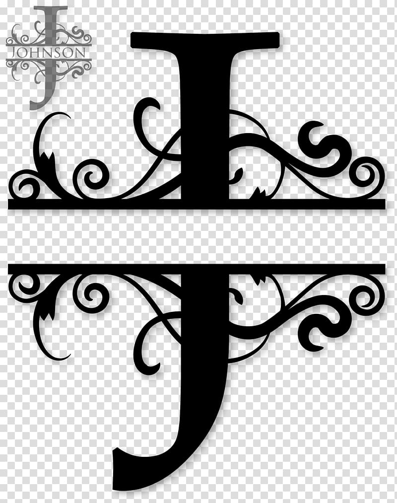 Letter J Monogram Clipart Transparent Background Letter J Logo J Logo ...