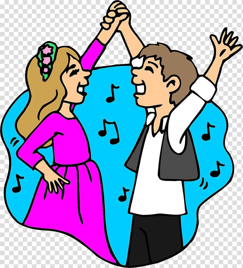 Free dance , Men and women singing cartoons transparent background PNG clipart
