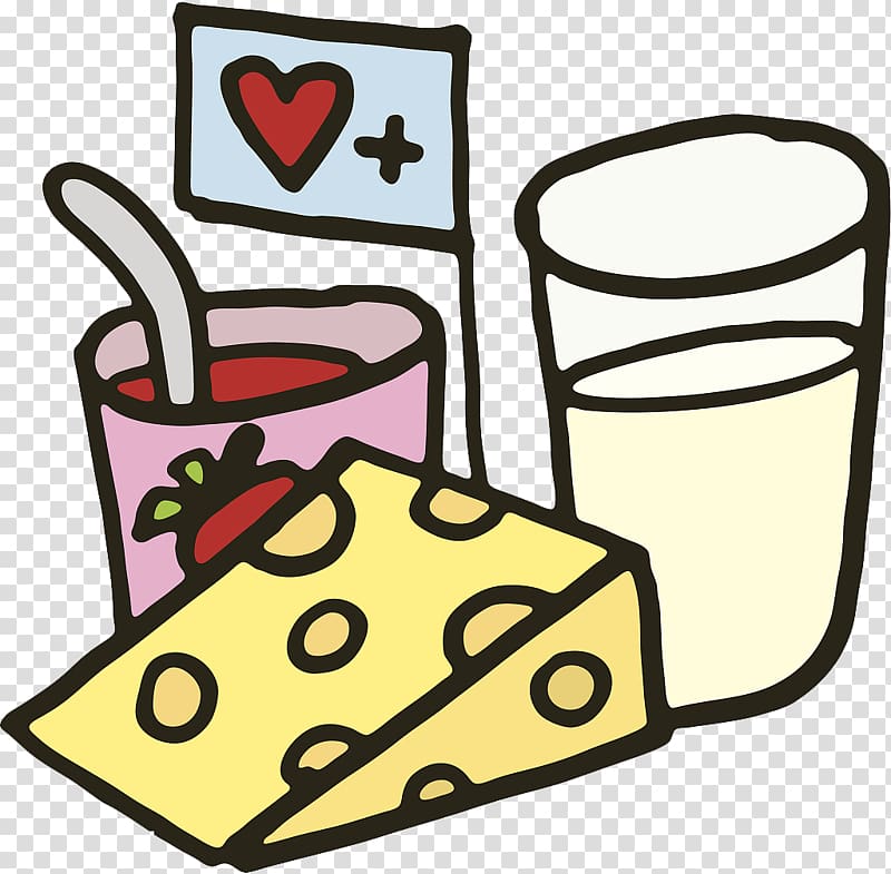 Breakfast Soured milk , breakfast with love transparent background PNG clipart