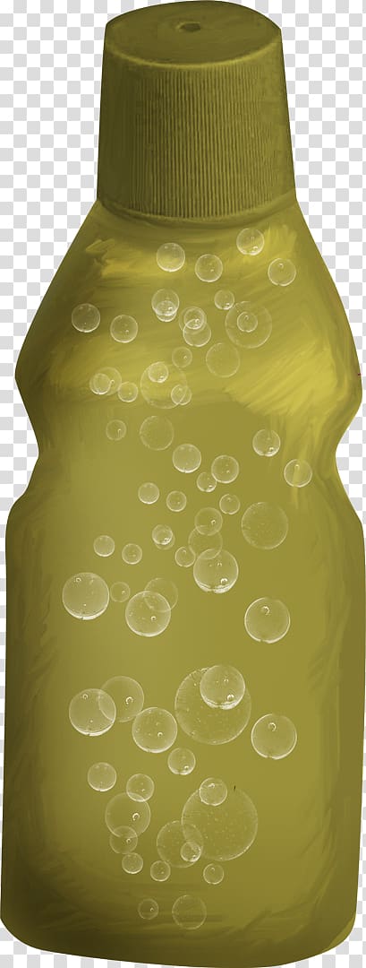 Cartoon Liquid Glass bottle, Bubble bottle transparent background PNG clipart