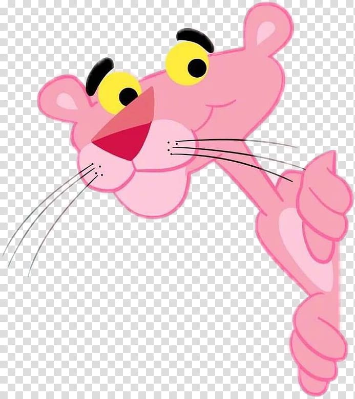 The Pink Panther Black panther Pink Panthers Drawing, THE PINK PANTHER transparent background PNG clipart