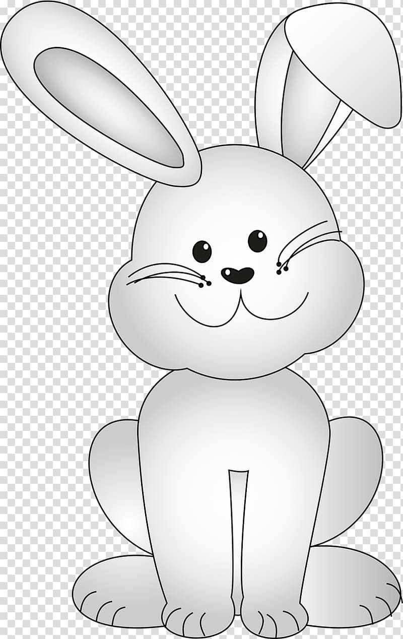 Domestic rabbit White Rabbit Drawing , celebration easter\'day transparent background PNG clipart