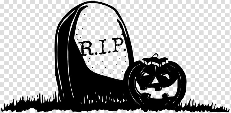 Halloween Headstone Cemetery Rest in peace , Of Pumpkin transparent background PNG clipart