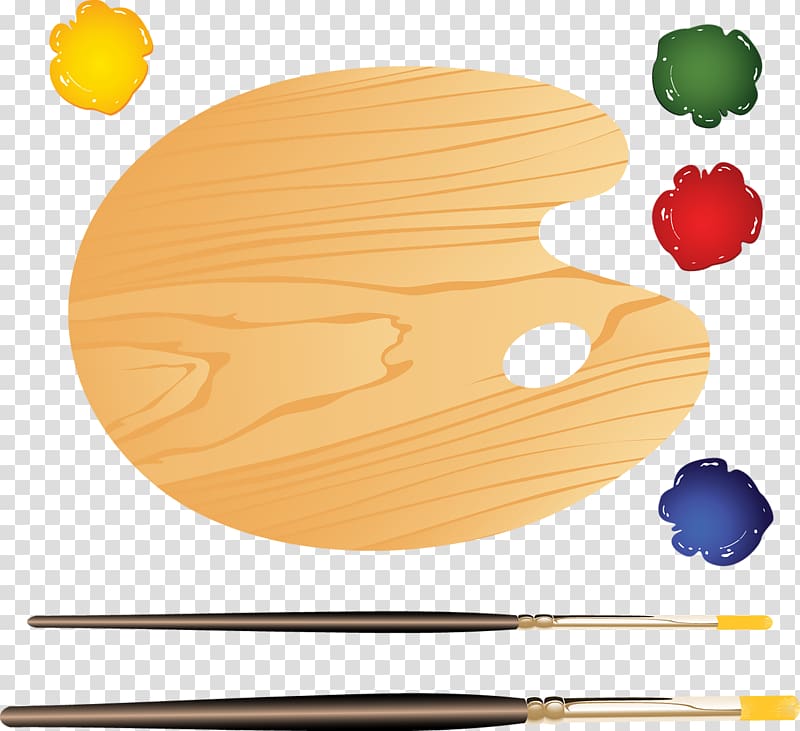 Painting Palette Animation, Painting tools transparent background PNG clipart