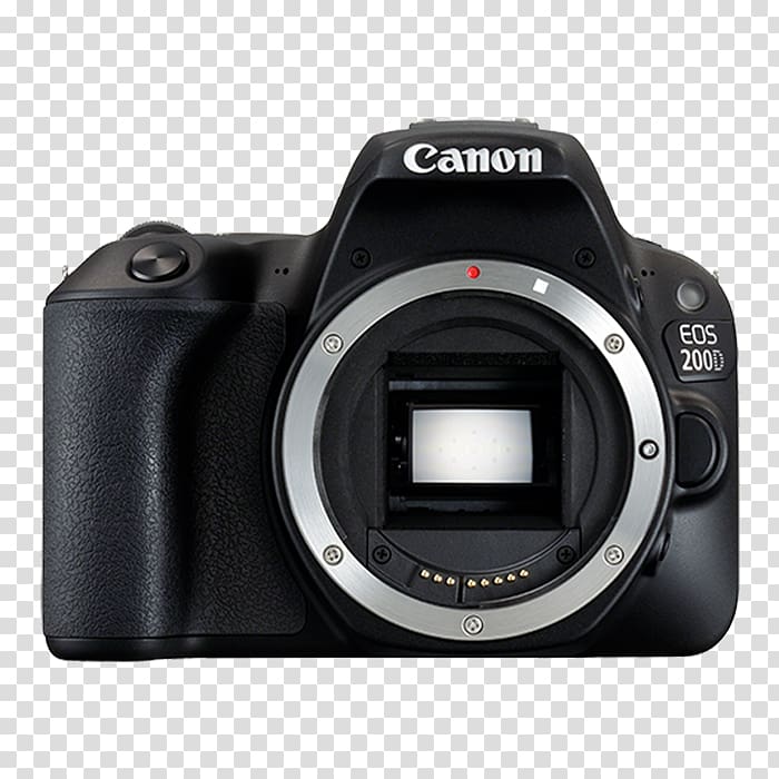 Canon EOS 200D Digital SLR Camera , viewfinder transparent background PNG clipart