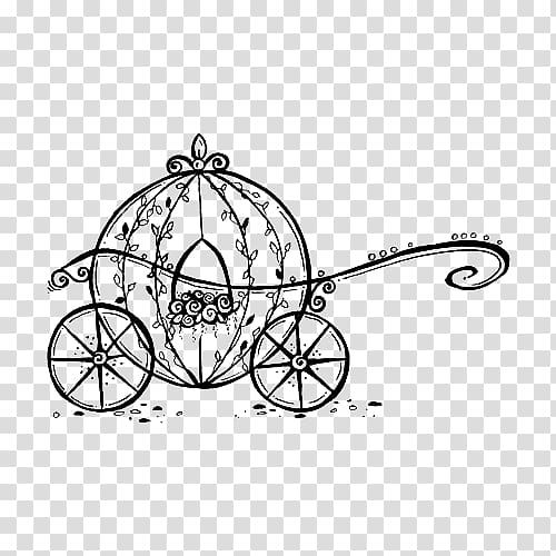 Carriage Horse and buggy , Hand painted black pumpkin cart transparent background PNG clipart