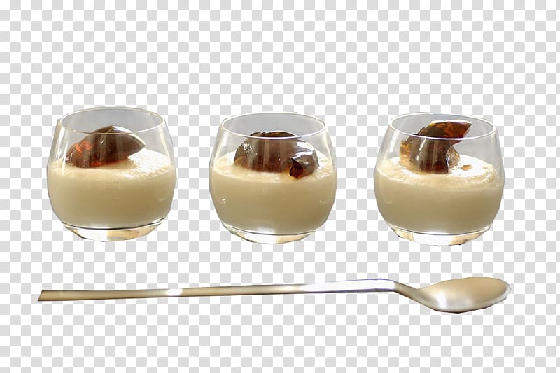 Coffee Panna cotta Milkshake Praline Cream, Three times the charcoal milk shrimp coffee transparent background PNG clipart