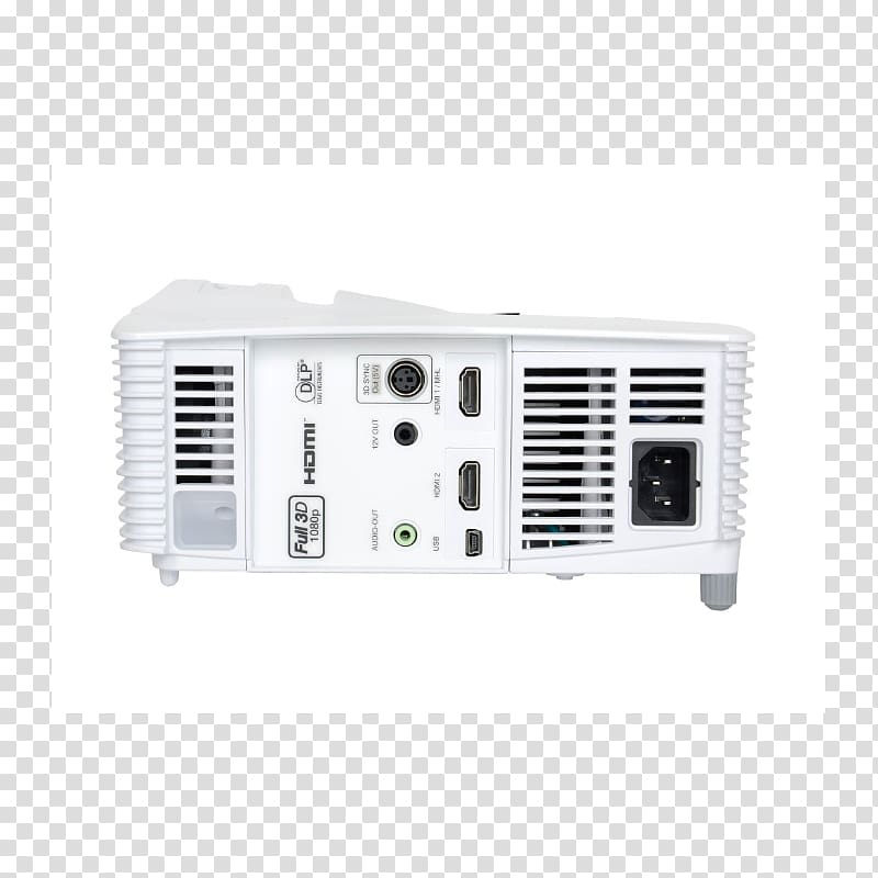 1080p Digital Light Processing Multimedia Projectors Optoma Corporation, Projector transparent background PNG clipart