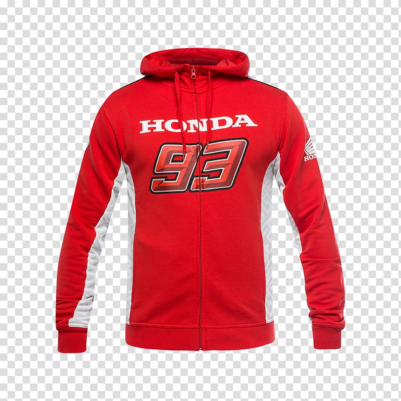 Hoodie Repsol Honda Team Honda Motor Company Honda MotoGP racing manufacturer team Bluza, T-shirt transparent background PNG clipart