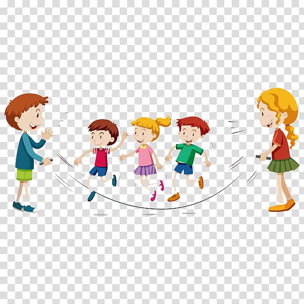 children playing skipping rope, Skipping rope Jumping , Skipping the child transparent background PNG clipart