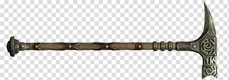 The Elder Scrolls V: Skyrim – Dragonborn War hammer Mod Video game Mace, weapon transparent background PNG clipart