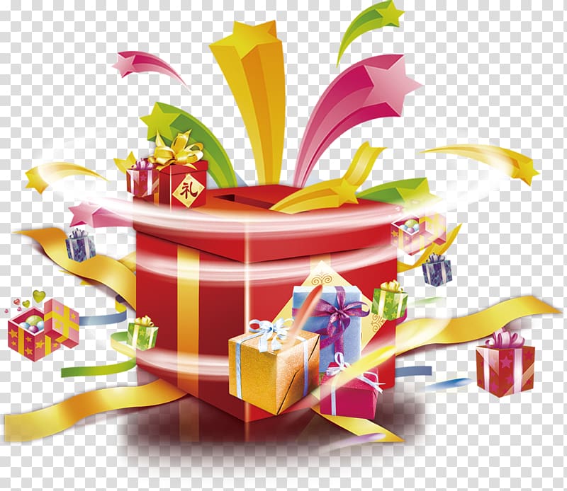 Gift Promotion, Gifts, gift boxes, Taobao material transparent background PNG clipart
