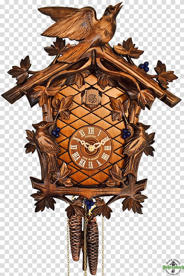 Cuckoo clock German Clock Museum Movement Anton Schneider Söhne Uhrenfabrik GmbH & Co. KG, clock transparent background PNG clipart