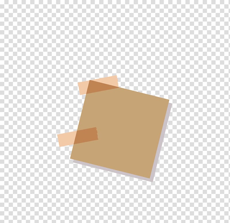 Paper, Brown paper notes transparent background PNG clipart