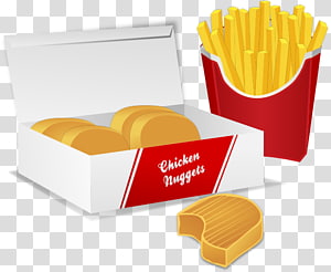 French fries Fried chicken Hamburger KFC Chicken nugget, Fried Chicken Free transparent background PNG clipart thumbnail