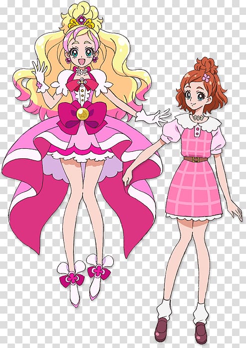 Cure Flora Pretty Cure Hibiki Hojo Tsubomi Hanasaki Character, Futari Wa Pretty Cure transparent background PNG clipart
