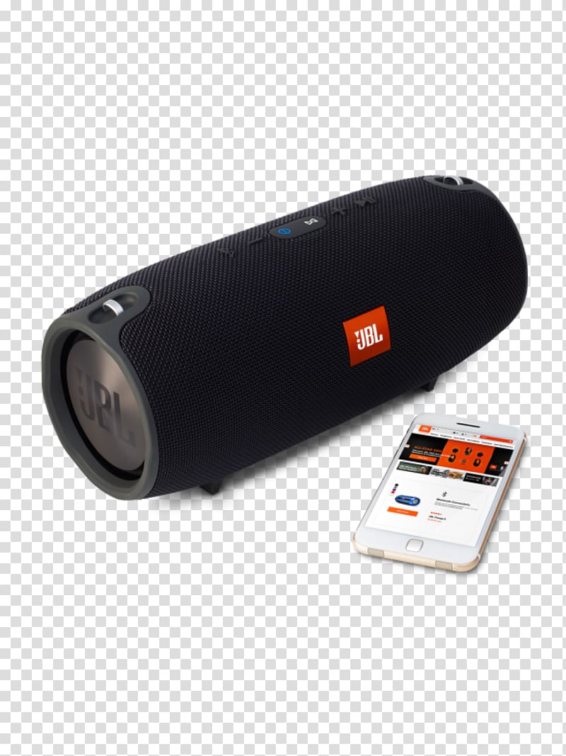 Wireless speaker JBL Xtreme Loudspeaker, bluetooth transparent background PNG clipart