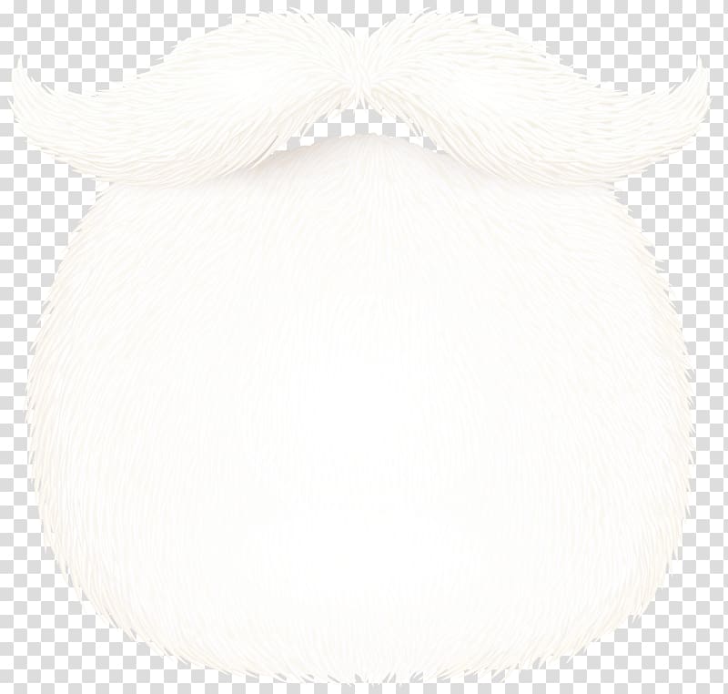 white mustache illustration, White, Santa Claus Beard transparent background PNG clipart